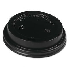 Boardwalk - Hot Cup Lids, Fits 10-20 oz Hot Cups, Black, 1000/Carton - Best Tool & Supply