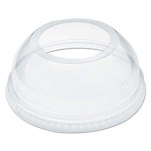 DART - Open-Top Dome Lid for 16-24 oz Plastic Cups, Clear, 1.9" Diam Hole, 1000/Carton - Best Tool & Supply