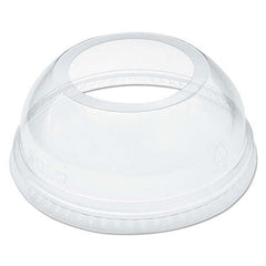 DART - Open-Top Dome Lid for 16-24 oz Plastic Cups, Clear, 1.9" Diam Hole, 1000/Carton - Best Tool & Supply