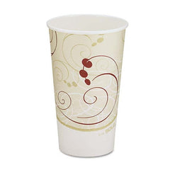 DART - Hot Cups, Symphony Design, 16 oz, Beige, 1000/Carton - Best Tool & Supply