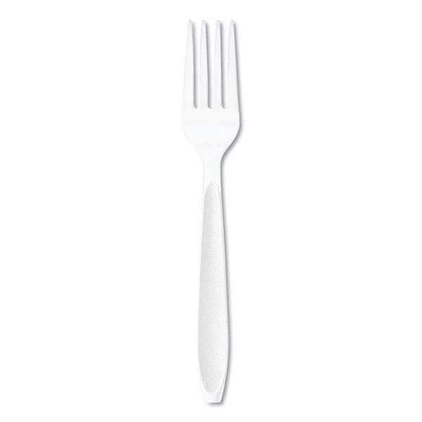 DART - Impress Heavyweight Full-Length Polystyrene Cutlery, Fork, White, 1000/Carton - Best Tool & Supply