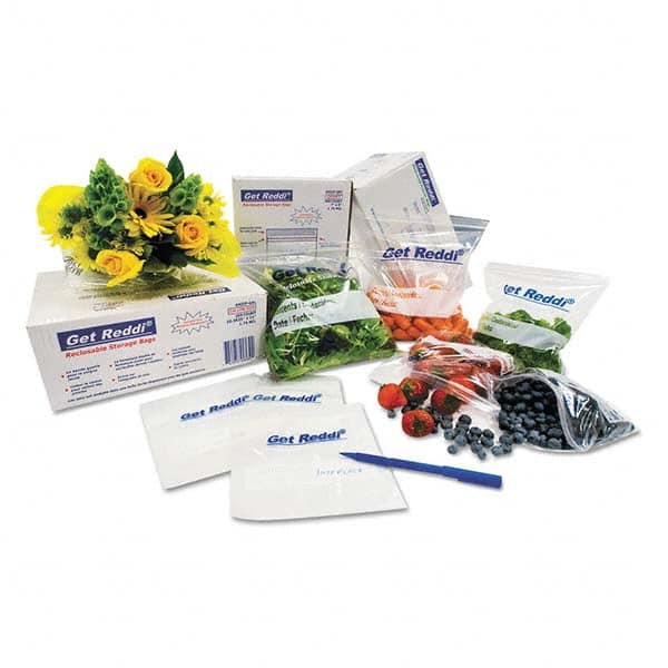 Inteplast Group - Reclosable Food & Sandwich Bags Volume Capacity: 4.5 Qt. Width (Inch): 8 - Best Tool & Supply