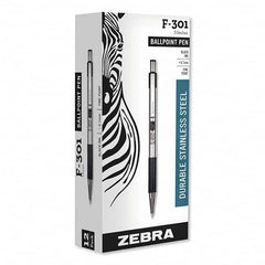 Zebra - Pens & Pencils Type: Ball Point Pen Color: Black - Best Tool & Supply