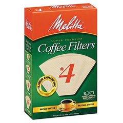 Melitta - Coffee, Tea & Accessories Breakroom Accessory Type: Coffee Filters For Use With: Cone Style Electric Coffeemakers - Best Tool & Supply