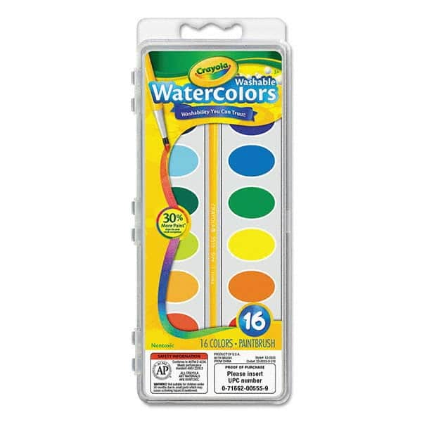 Crayola - Office Machine Supplies & Accessories Office Machine/Equipment Accessory Type: Watercolor Paint For Use With: Craft Projects - Best Tool & Supply