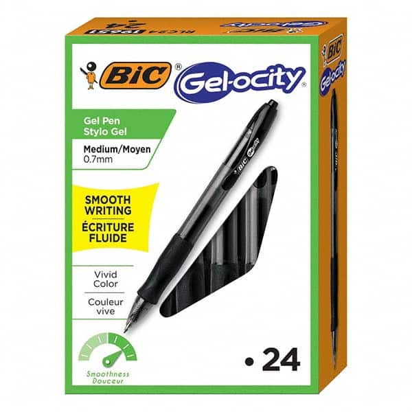 Bic - Pens & Pencils Type: Gel Roller Ball Pen Color: Black - Best Tool & Supply