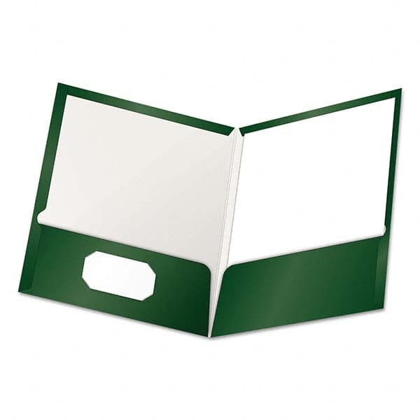 OXFORD - File Folders, Expansion Folders & Hanging Files Folder/File Type: Pocket Folders Color: Green - Best Tool & Supply