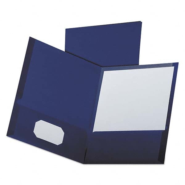 OXFORD - File Folders, Expansion Folders & Hanging Files Folder/File Type: Pocket Folders Color: Blue - Best Tool & Supply