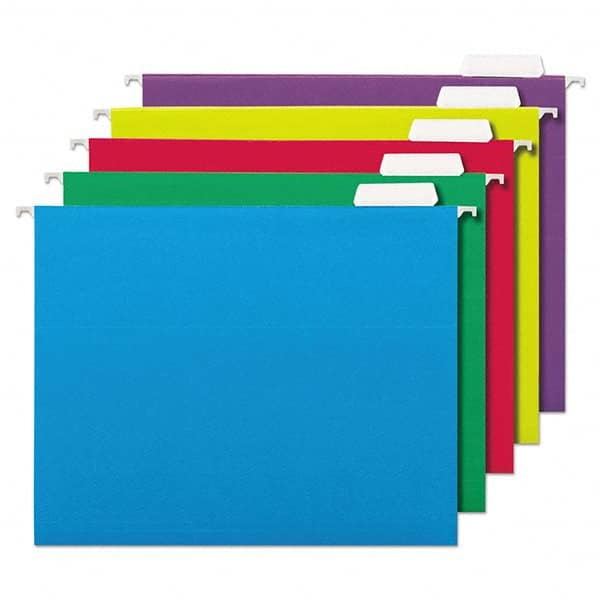 UNIVERSAL - File Folders, Expansion Folders & Hanging Files Folder/File Type: Hanging File Folder Color: Multi-Color - Best Tool & Supply