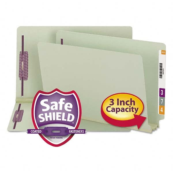 SMEAD - File Folders, Expansion Folders & Hanging Files Folder/File Type: File Folders with End Tab Color: Green - Best Tool & Supply