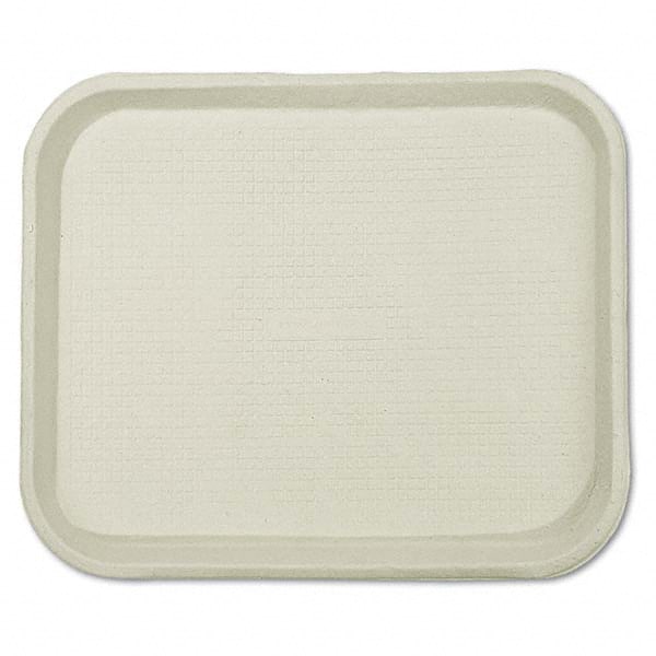 Chinet - Savaday Molded Fiber Food Trays, 9 x 12 x 1, White, Rectangular - Best Tool & Supply