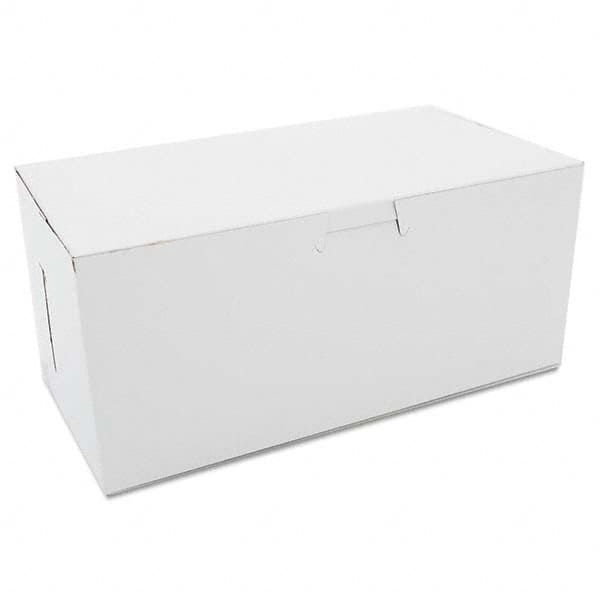 SCT - Non-Window Bakery Boxes, 9 x 5 x 4, White, 250/Carton - Best Tool & Supply