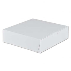 SCT - Tuck-Top Bakery Boxes, 9w x 9d x 2 1/2h, White, 250/Carton - Best Tool & Supply