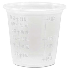 DART - Conex Complements Graduated Plastic Portion Cups, 1.25 oz, Translucent, 2500/CT - Best Tool & Supply