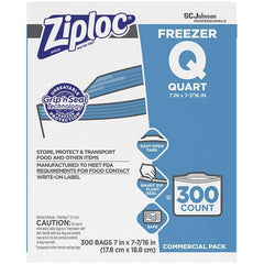 Ziploc - Reclosable Food & Sandwich Bags Volume Capacity: 1 Qt. Width (Inch): 7 - Best Tool & Supply