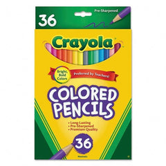 Crayola - Pens & Pencils Type: Colored Pencil Color: Assorted - Best Tool & Supply