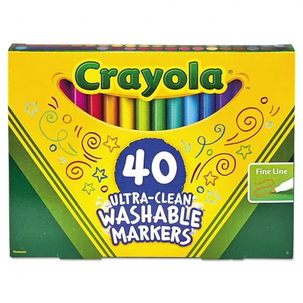 Crayola - Markers & Paintsticks Type: Art Marker Color: Assorted - Best Tool & Supply