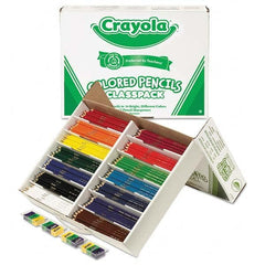 Crayola - Pens & Pencils Type: Colored Pencil Color: Assorted - Best Tool & Supply