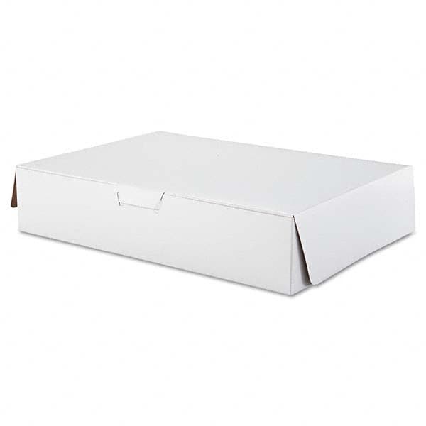 SCT - Tuck-Top Bakery Boxes, 19w x 14d x 4h, White, 50/Carton - Best Tool & Supply