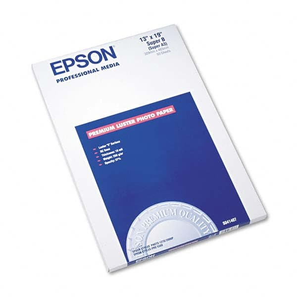 Epson - Office Machine Supplies & Accessories Office Machine/Equipment Accessory Type: Photo Paper For Use With: Inkjet Printers - Best Tool & Supply