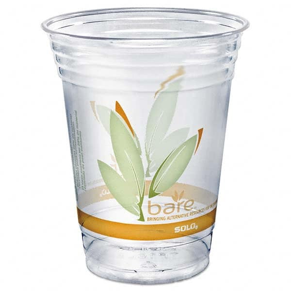 DART - Bare Eco-Forward RPET Cold Cups, 16-18 oz, Clear, 50/Pack - Best Tool & Supply