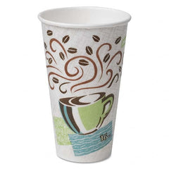 Dixie - PerfecTouch Paper Hot Cups, 16 oz, Coffee Dreams Design, 50/Pack, 20 Packs/Carton - Best Tool & Supply