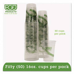 ECO PRODUCTS - GreenStripe Renewable/Compostable Cold Cups Convenience Pack, 16 oz, 50/PK - Best Tool & Supply