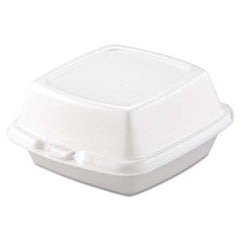 DART - Carryout Food Containers, Foam, 1-Comp, 5 7/8 x 6 x 3, White, 500/Carton - Best Tool & Supply