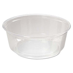 Fabri-Kal - Microwavable Deli Containers, 8 oz, Clear, 500/Carton - Best Tool & Supply