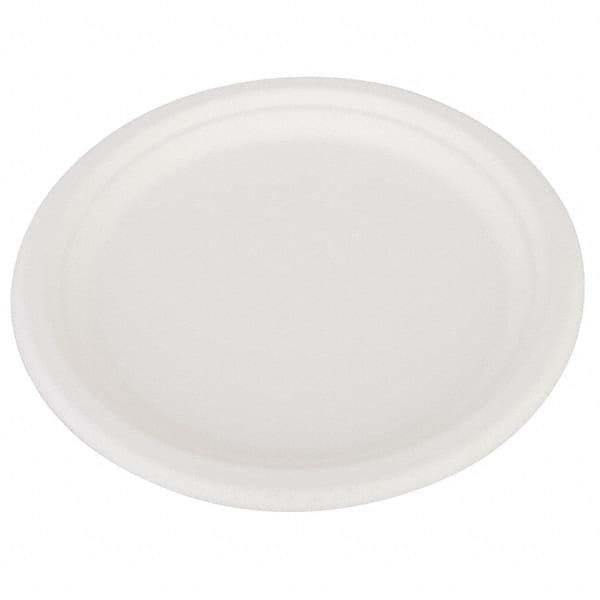 SCT - ChampWare Heavyweight Bagasse Dinnerware, Plate, 10", White, 500/Carton - Best Tool & Supply