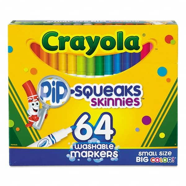 Crayola - Markers & Paintsticks Type: Washable Marker Color: Assorted - Best Tool & Supply