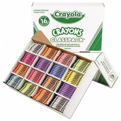 Crayola - Markers & Paintsticks Type: All Purpose Wax Crayon Color: Assorted - Best Tool & Supply