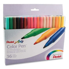 Pentel - Pens & Pencils Type: Color Pen Set Color: Assorted - Best Tool & Supply