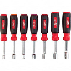 Milwaukee Tool - Nutdriver Sets Tool Type: Magnetic Tip Nutdriver Set System of Measurement: Metric - Best Tool & Supply