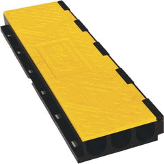 Checkers - On Floor Cable Covers Cover Material: Polyurethane Number of Channels: 3 - Best Tool & Supply