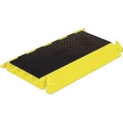 Checkers - On Floor Cable Covers Cover Material: Polyurethane Number of Channels: 4 - Best Tool & Supply