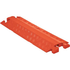 Checkers - On Floor Cable Covers Cover Material: Polyurethane Number of Channels: 1 - Best Tool & Supply