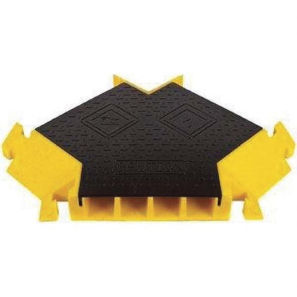 Checkers - On Floor Cable Covers Cover Material: Polyurethane Number of Channels: 4 - Best Tool & Supply