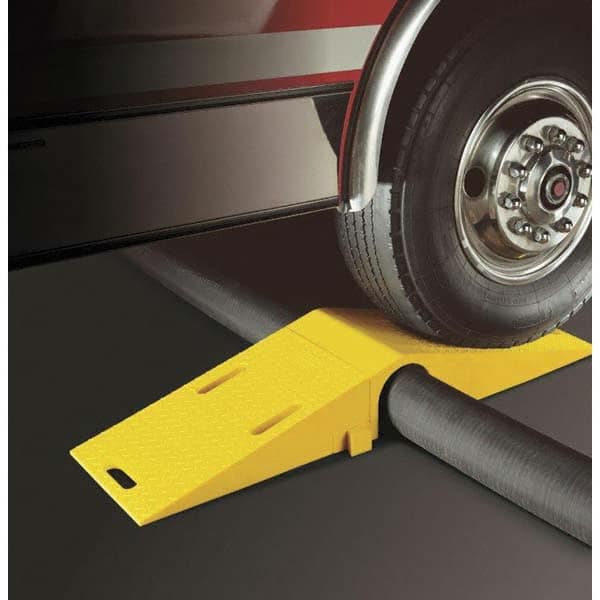 Checkers - On Floor Cable Covers Cover Material: Polyurethane Number of Channels: 1 - Best Tool & Supply