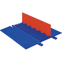 Checkers - On Floor Cable Covers Cover Material: Polyurethane Number of Channels: 5 - Best Tool & Supply