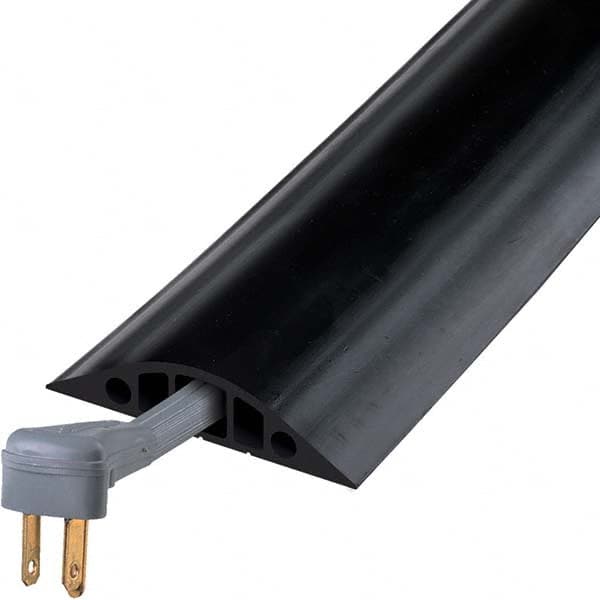 Checkers - On Floor Cable Covers Cover Material: Rubber Number of Channels: 5 - Best Tool & Supply