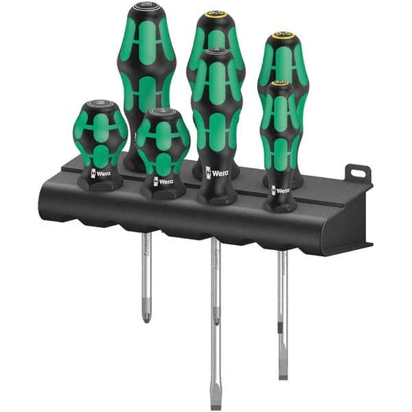 Wera - Screwdriver Sets Screwdriver Types Included: Phillips; Pozidriv Number of Pieces: 7 - Best Tool & Supply