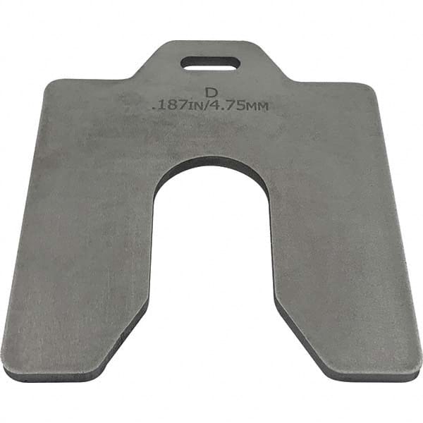 Maudlin Products - Metal Shim Stock Type: Slotted Shim Material: Stainless Steel - Best Tool & Supply