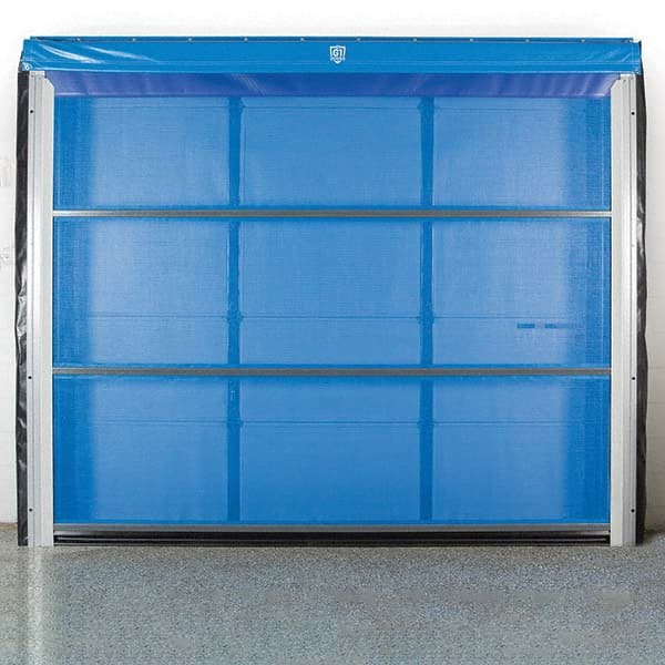 Roll-up Dock Screen: Mesh Blue