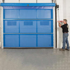 Goff's Enterprises - Dock Strip Doors/Curtains Type: Roll Up Dock Screen Door Width (Feet): 9 - Best Tool & Supply