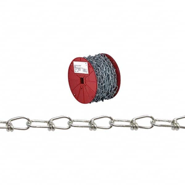 Campbell - Weldless Chain Type: Double Loop Chain Load Capacity (Lb.): 155 - Best Tool & Supply