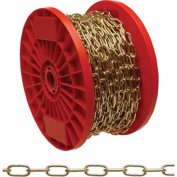 Campbell - Weldless Chain Type: Decorative Chain Load Capacity (Lb.): 13.000 - Best Tool & Supply