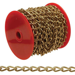 Campbell - Weldless Chain Type: Decorative Chain Load Capacity (Lb.): 25.000 - Best Tool & Supply