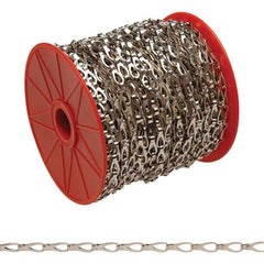 Campbell - Weldless Chain Type: Sash Chain Load Capacity (Lb.): 3.000 - Best Tool & Supply