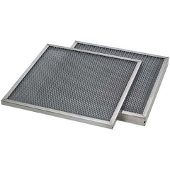 PRO-SOURCE - Pleated & Panel Air Filters; Filter Type: Aluminum Mesh ; Nominal Height (Inch): 16 ; Nominal Width (Inch): 20 ; Nominal Depth (Inch): 1 ; Media Material: Corrugated Aluminum ; Integrated Frame: Yes - Exact Industrial Supply